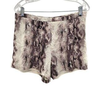 Gianni Bini Snakeskin High Rise Shorts